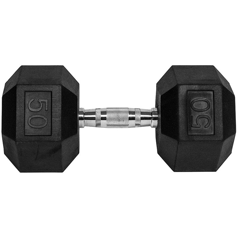 York Barbell | Dumbbells - Rubber Hex - CLEARANCE - XTC Fitness - Exercise Equipment Superstore - Canada - Rubber Coated Hex
