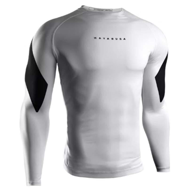 Hayabusa | Men's Pro Ranked Long Sleeve Rash Guard - XTC Fitness - Exercise Equipment Superstore - Canada - Rash Guard