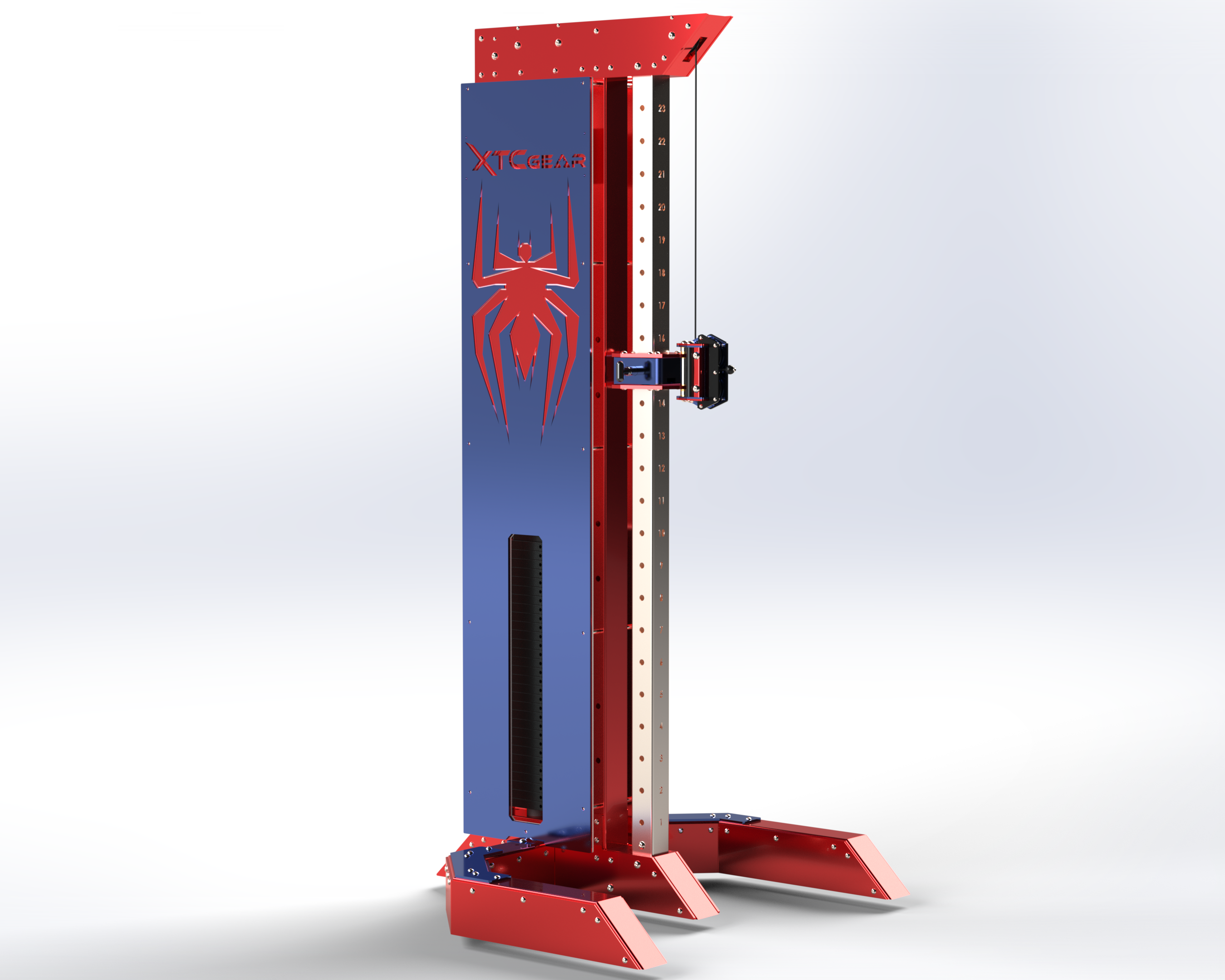 XTC Gear | X-Series Single Column Freestanding Functional Trainer Tower - XTC Fitness - Exercise Equipment Superstore - Canada - Functional Trainer