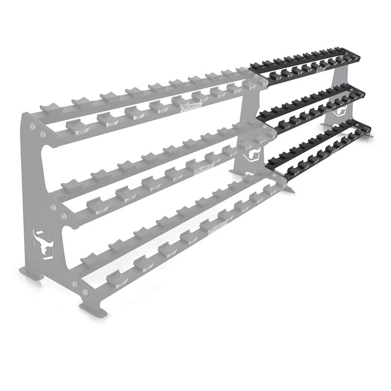 Iron Bull | 3-Tier Commercial Dumbbell Rack Extension - XTC Fitness - Exercise Equipment Superstore - Canada - Dumbbell Storage