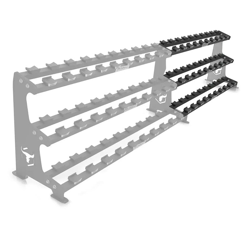 Iron Bull | 3-Tier Commercial Dumbbell Rack Extension - XTC Fitness - Exercise Equipment Superstore - Canada - Dumbbell Storage