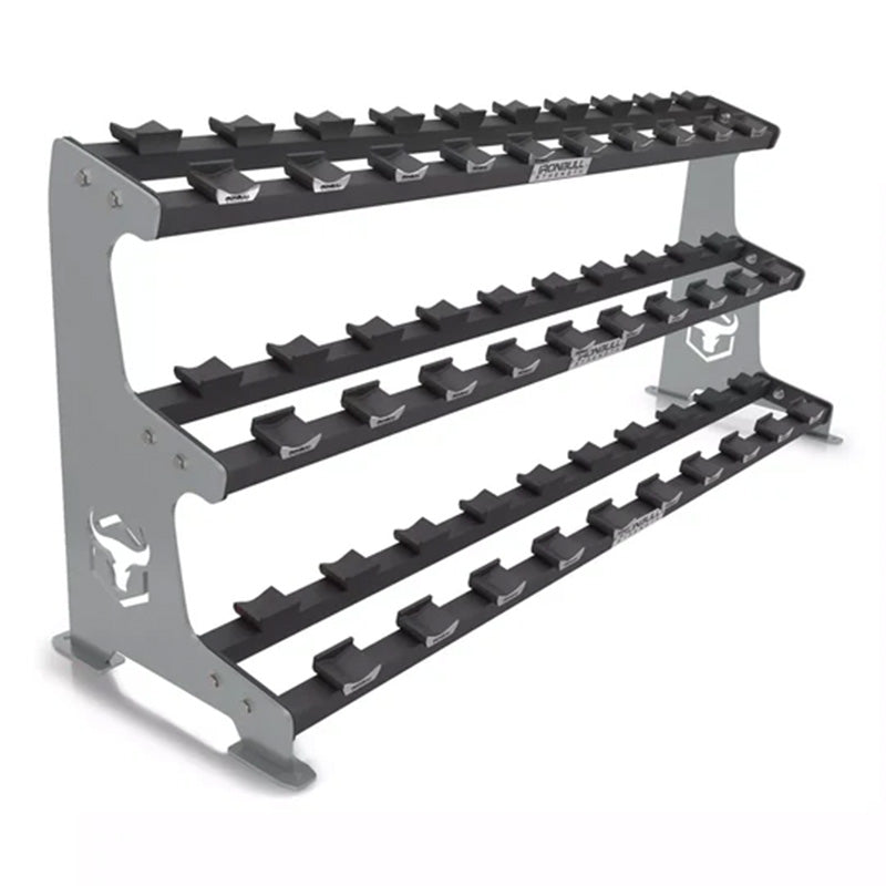 Iron Bull | 3-Tier Commercial Dumbbell Rack - XTC Fitness - Exercise Equipment Superstore - Canada - Dumbbell Storage