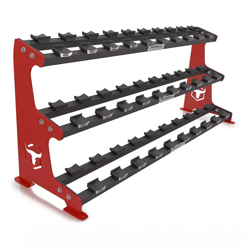 Iron Bull | 3-Tier Commercial Dumbbell Rack - XTC Fitness - Exercise Equipment Superstore - Canada - Dumbbell Storage