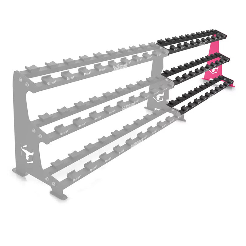 Iron Bull | 3-Tier Commercial Dumbbell Rack Extension - XTC Fitness - Exercise Equipment Superstore - Canada - Dumbbell Storage