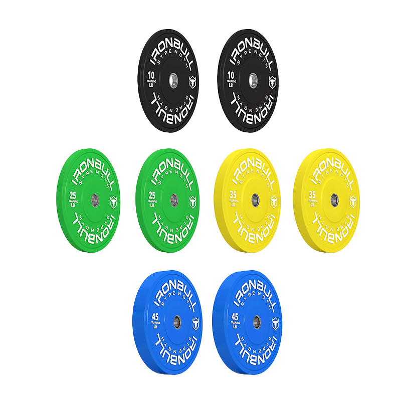 Iron Bull | Colored Training Bumper Plates - Pounds - XTC Fitness - Exercise Equipment Superstore - Canada - Training Bumper Plates