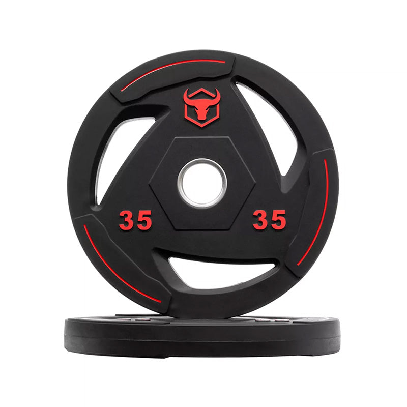 Iron Bull | Rubber Coated Weight Plates - Pounds - XTC Fitness - Exercise Equipment Superstore - Canada - Rubber Coated Olympic Plates