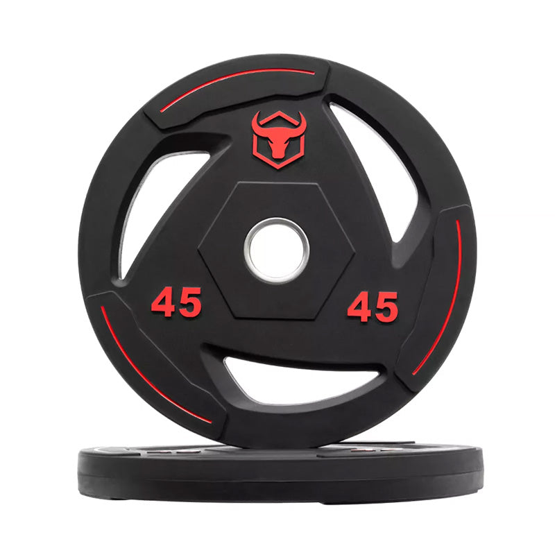 Iron Bull | Rubber Coated Weight Plates - Pounds - XTC Fitness - Exercise Equipment Superstore - Canada - Rubber Coated Olympic Plates