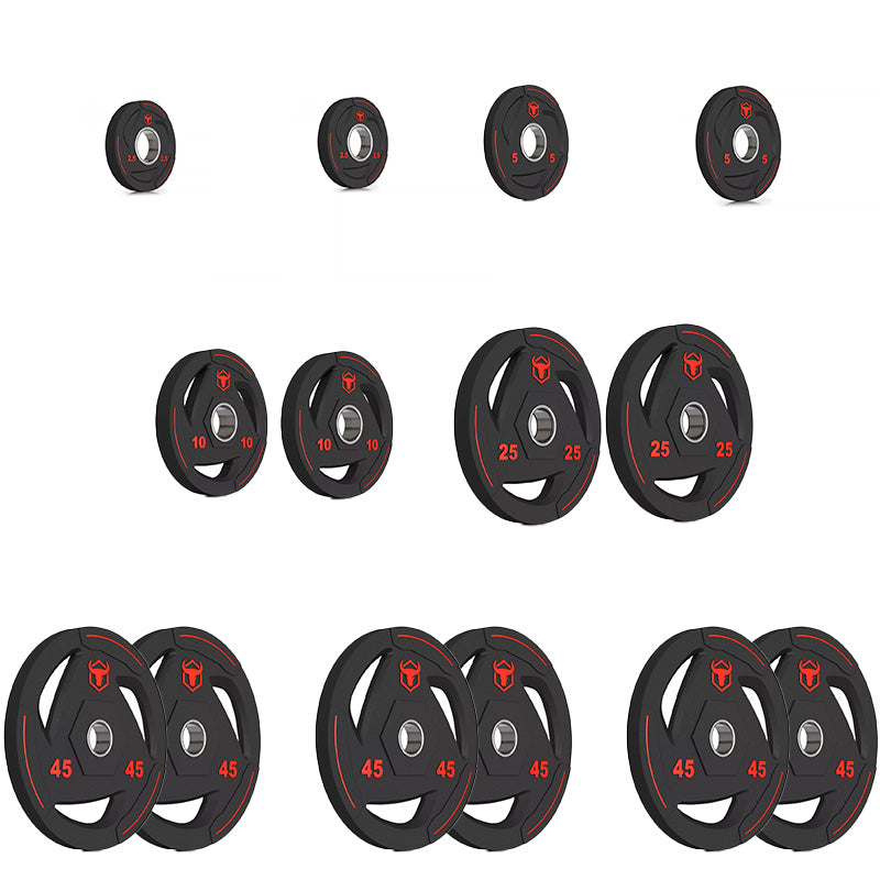 Iron Bull | Rubber Coated Weight Plates - Pounds - XTC Fitness - Exercise Equipment Superstore - Canada - Rubber Coated Olympic Plates