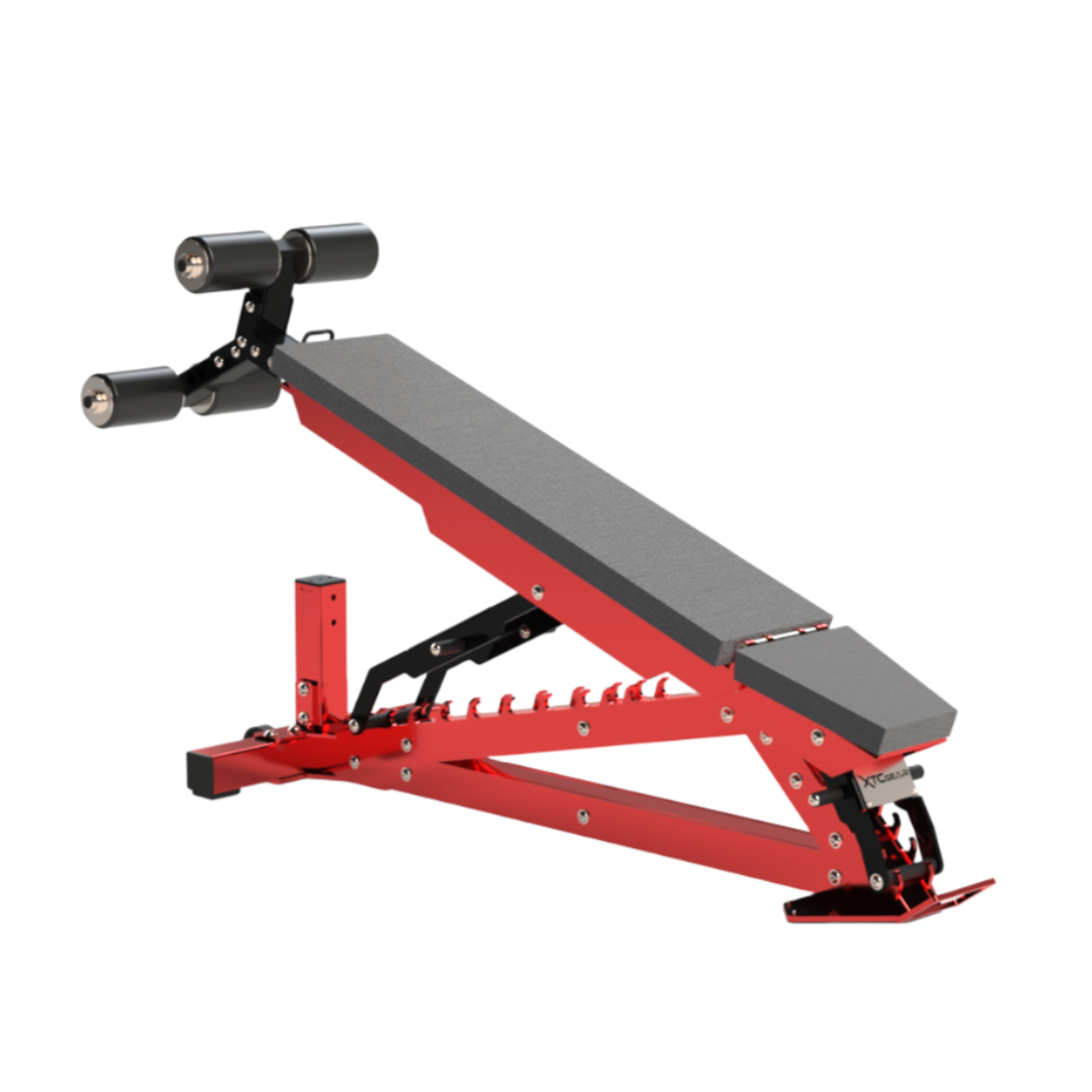 XTC Gear | X-Series Super Bench with Decline - XTC Fitness - Exercise Equipment Superstore - Canada - Adjustable Bench FID
