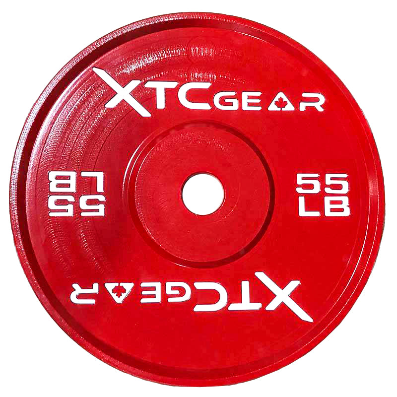 XTC Gear | X-Series IPF Spec Plates - Pounds - XTC Fitness - Exercise Equipment Superstore - Canada - Calibrated Steel Plates