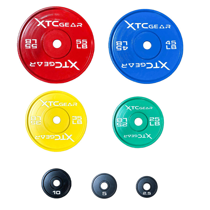 XTC Gear | X-Series IPF Spec Plates - Pounds - XTC Fitness - Exercise Equipment Superstore - Canada - Calibrated Steel Plates