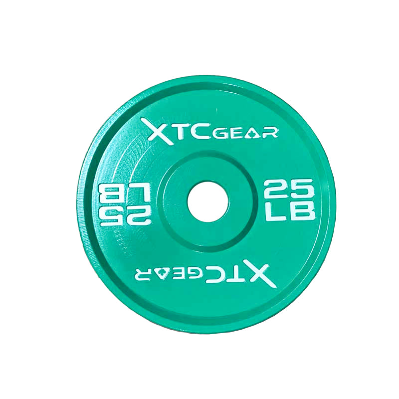 XTC Gear | X-Series IPF Spec Plates - Pounds - XTC Fitness - Exercise Equipment Superstore - Canada - Calibrated Steel Plates