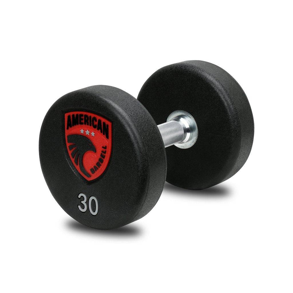 American Barbell | Series 4 Urethane Dumbbells - XTC Fitness - Exercise Equipment Superstore - Canada - Urethane Coated Round