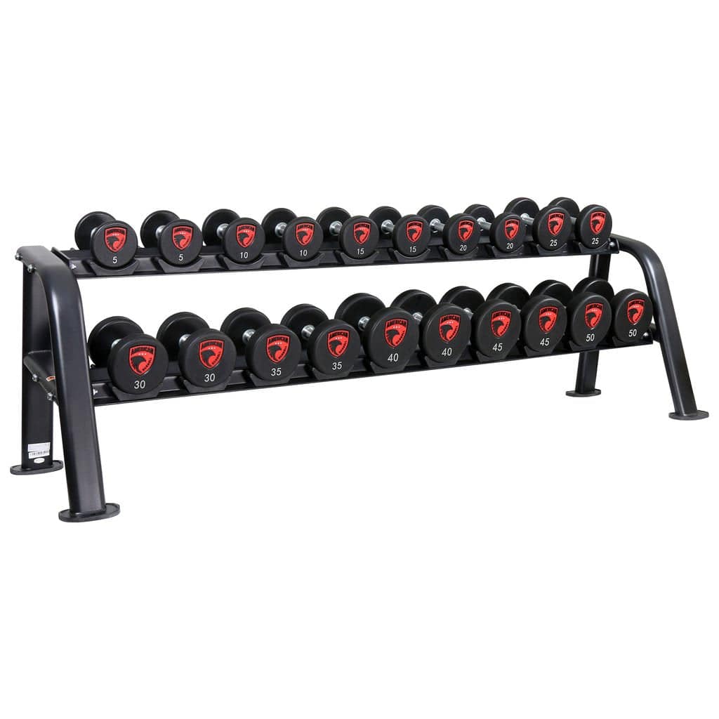 American Barbell | Series 4 Urethane Dumbbells - XTC Fitness - Exercise Equipment Superstore - Canada - Urethane Coated Round