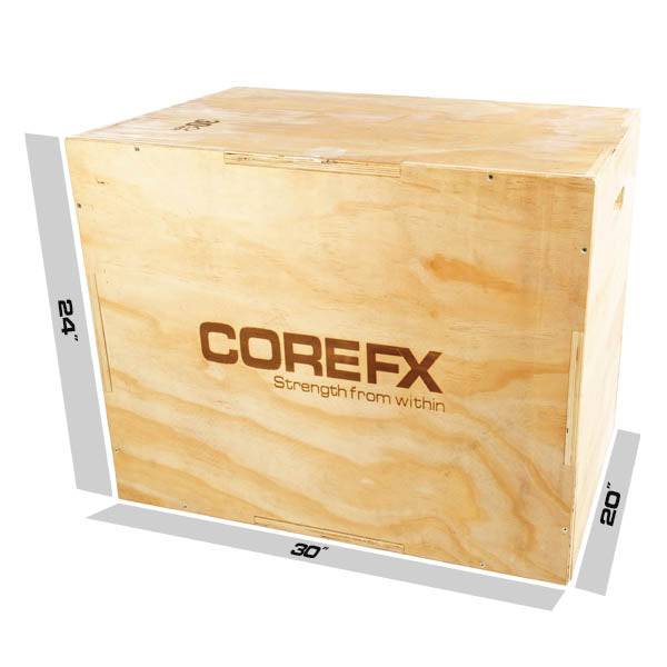 COREFX | 3-in-1 Plyo Box - XTC Fitness - Exercise Equipment Superstore - Canada - Plyo Box