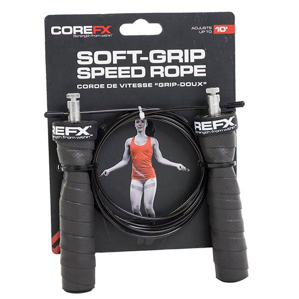 COREFX | Soft-Grip Speed Rope - XTC Fitness - Exercise Equipment Superstore - Canada - Jump Ropes