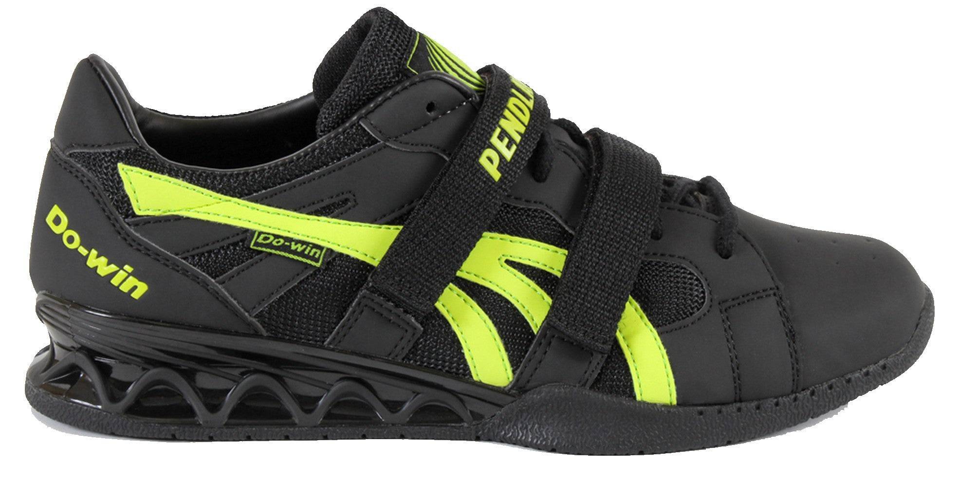 Do-Win | Pendlay Weightlifting Shoes - 3/4" - Black/Green - XTC Fitness - Exercise Equipment Superstore - Canada - Shoes