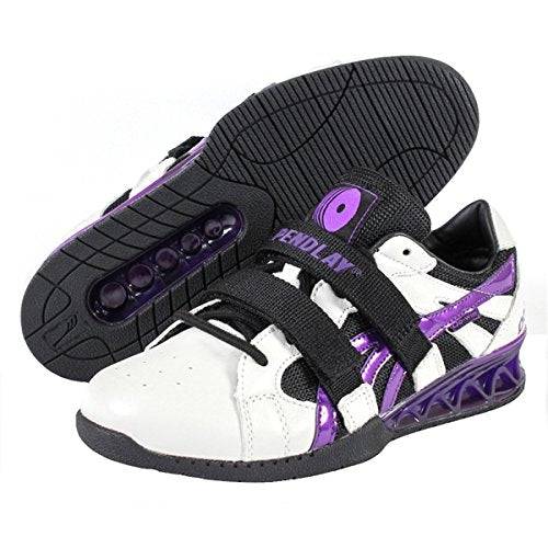 Do-Win | Pendlay Weightlifting Shoes - 3/4" - White/Purple - XTC Fitness - Exercise Equipment Superstore - Canada - Shoes