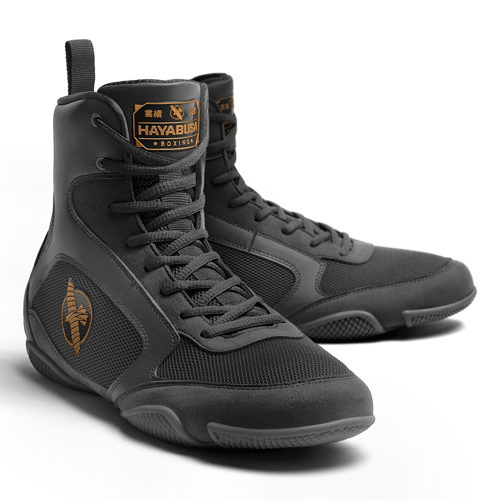 Hayabusa Pro Boxing Shoes Black 8