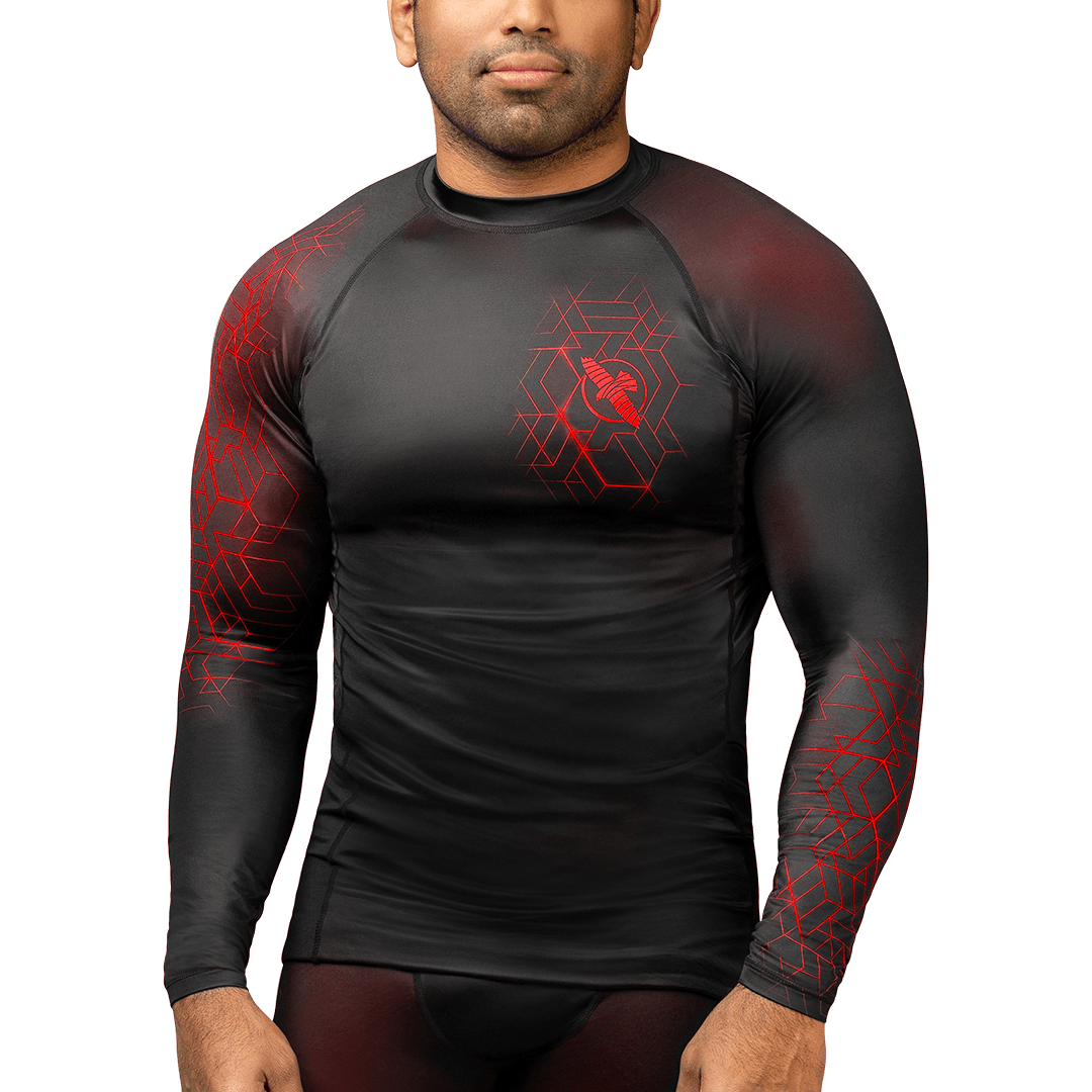 Hayabusa | Geo Long Sleeve Rash Guard - XTC Fitness - Exercise Equipment Superstore - Canada - Rash Guard