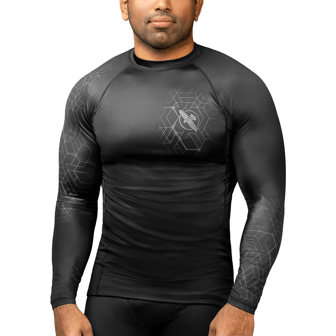 Hayabusa | Geo Long Sleeve Rash Guard - XTC Fitness - Exercise Equipment Superstore - Canada - Rash Guard