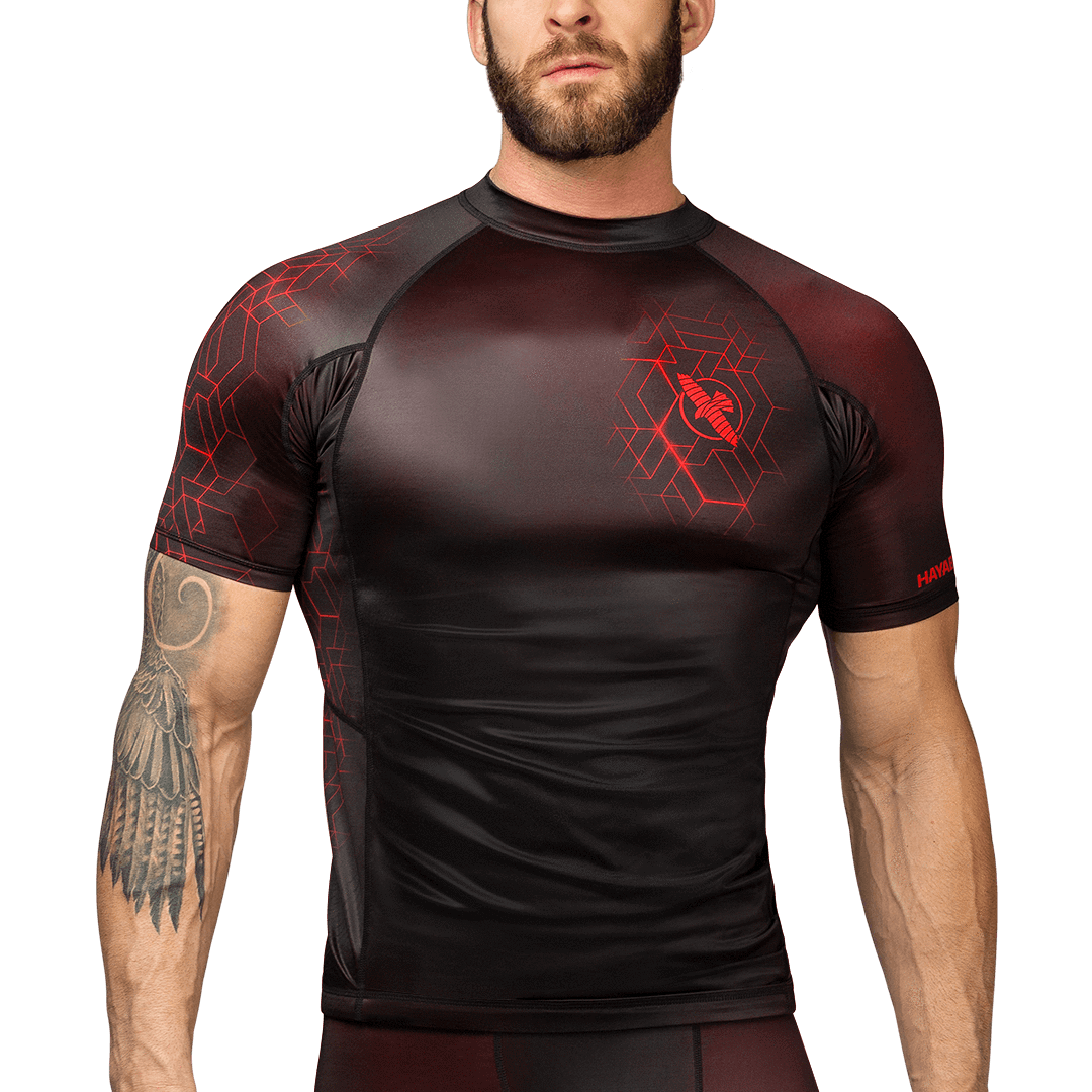 Hayabusa | Geo Short Sleeve Rash Guard - XTC Fitness - Exercise Equipment Superstore - Canada - Short Sleeve