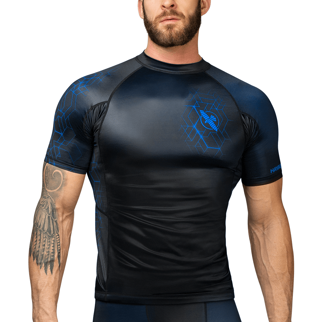 Hayabusa | Geo Short Sleeve Rash Guard - XTC Fitness - Exercise Equipment Superstore - Canada - Short Sleeve