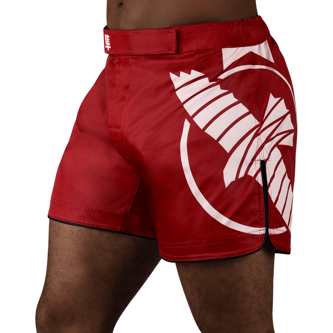 Hayabusa | Icon Mid-Thigh Fight Shorts - XTC Fitness - Exercise Equipment Superstore - Canada - Kickboxing Shorts