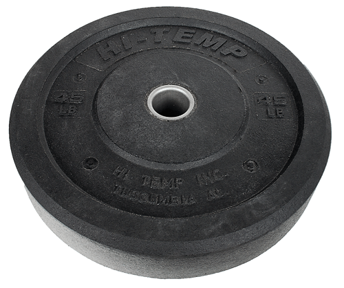 Hi-Temp | Bumper Plates - Black - Pounds - XTC Fitness - Exercise Equipment Superstore - Canada - Training Bumper Plates