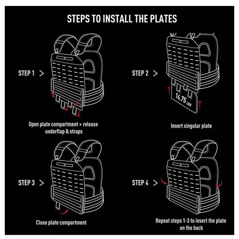 XTC Gear | Athletic Series Tactical Plate Carrier - XTC Fitness - Exercise Equipment Superstore - Canada - Weight Vest