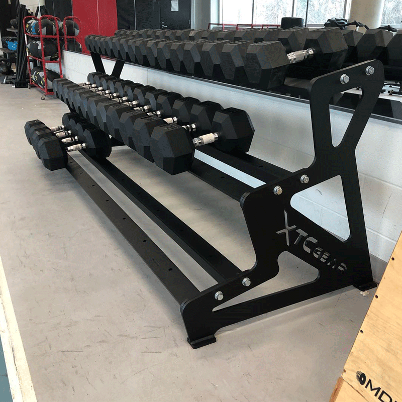 XTC Gear | Elite Series Dumbbell Rack - 3 Tier - XTC Fitness - Exercise Equipment Superstore - Canada - Dumbbell Storage
