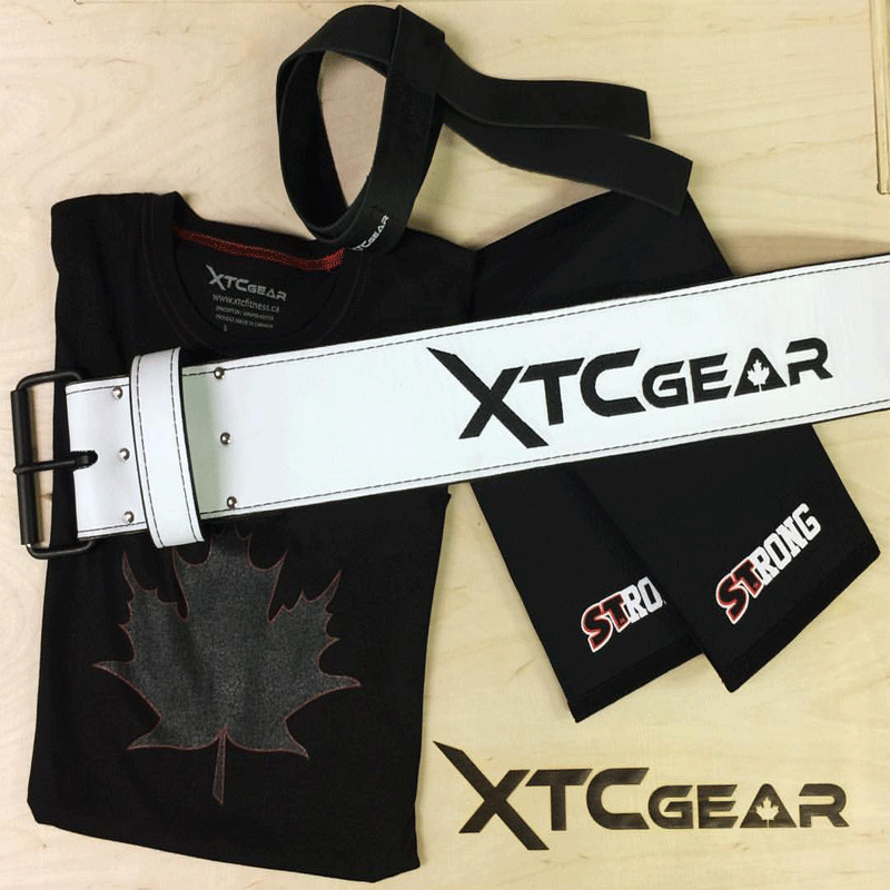 XTC Gear | Elite Series Powerlifting Belt - 10mm - XTC Fitness - Exercise Equipment Superstore - Canada - Leather Powerlifting Belt