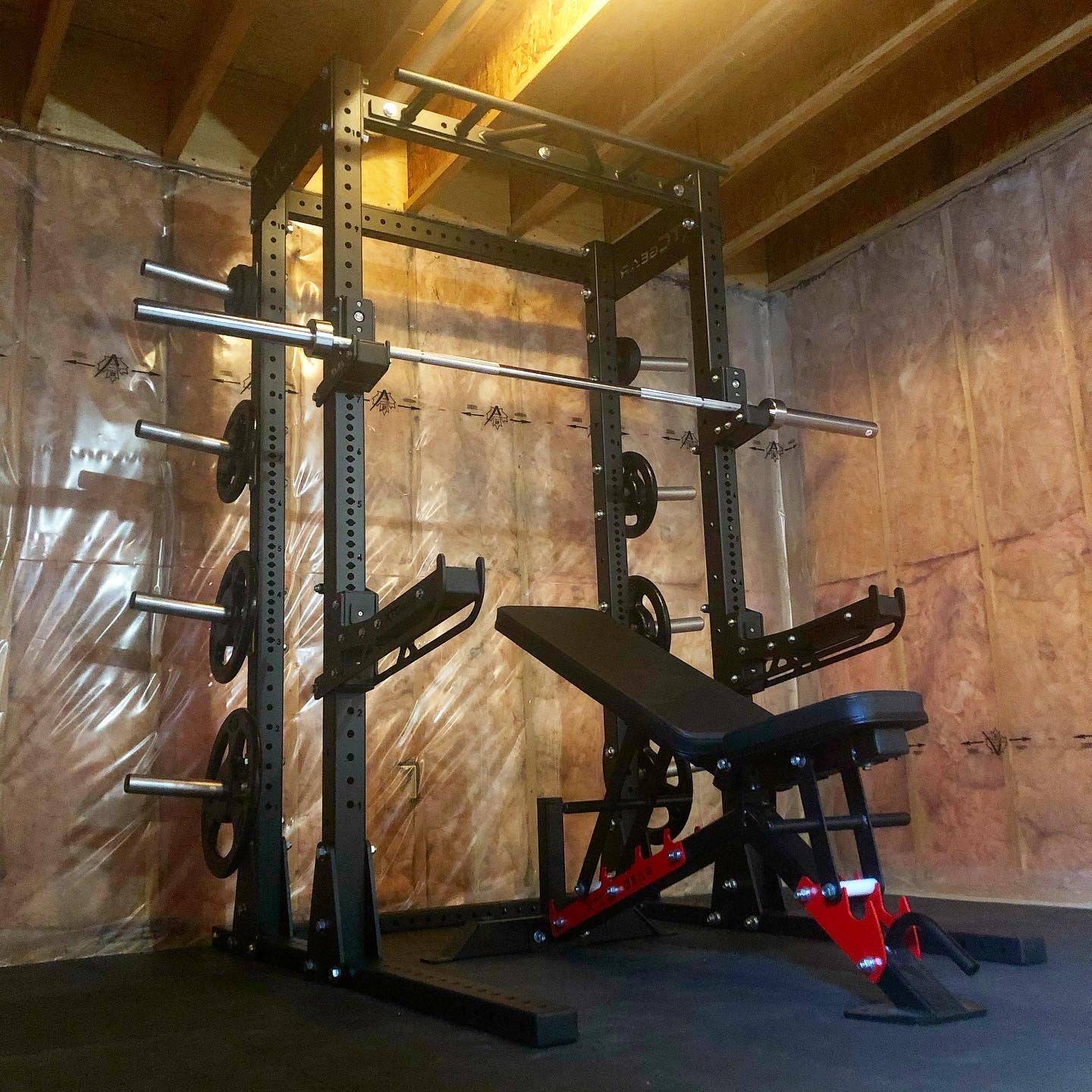 XTC Gear | X-Series Half Rack - HR92 - Multi-Grip - XTC Fitness - Exercise Equipment Superstore - Canada - Squat Rack