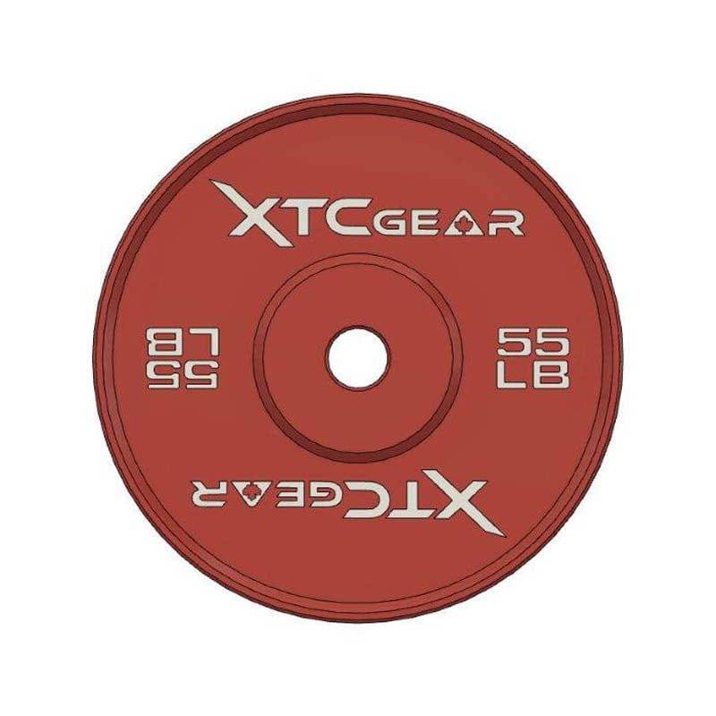 XTC Gear | X-Series IPF Spec Plates - Pounds - XTC Fitness - Exercise Equipment Superstore - Canada - Calibrated Steel Plates