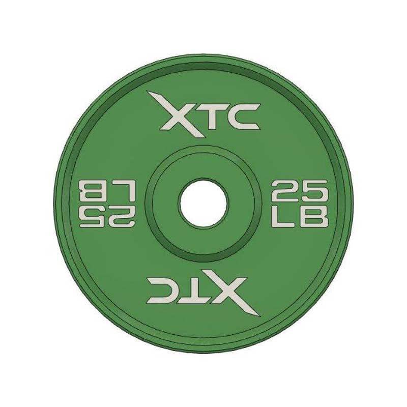 XTC Gear | X-Series IPF Spec Plates - Pounds - XTC Fitness - Exercise Equipment Superstore - Canada - Calibrated Steel Plates