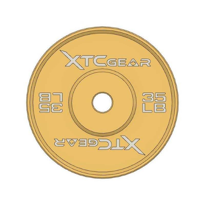 XTC Gear | X-Series IPF Spec Plates - Pounds - XTC Fitness - Exercise Equipment Superstore - Canada - Calibrated Steel Plates