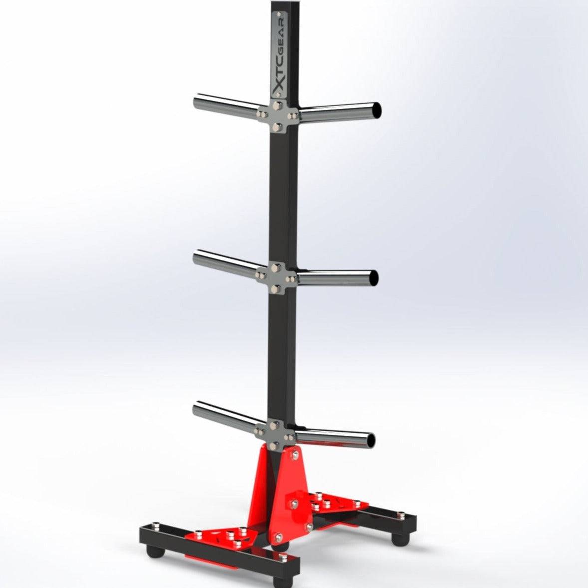 XTC Gear | X-Series Vertical Plate Tree - XTC Fitness - Exercise Equipment Superstore - Canada - Olympic Plate Storage
