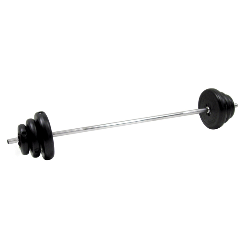 York Barbell Aerobic Barbell Weight Set 40lb Vinyl Filled Plate Set