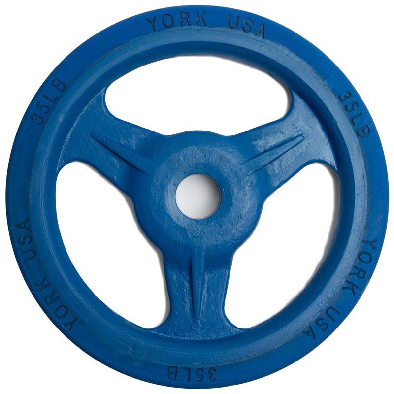 York Barbell | Bumper Grip Plates - Color - XTC Fitness - Exercise Equipment Superstore - Canada - Training Bumper Plates