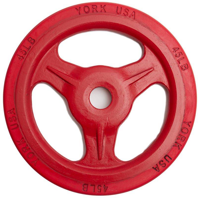 York Barbell | Bumper Grip Plates - Color - XTC Fitness - Exercise Equipment Superstore - Canada - Training Bumper Plates