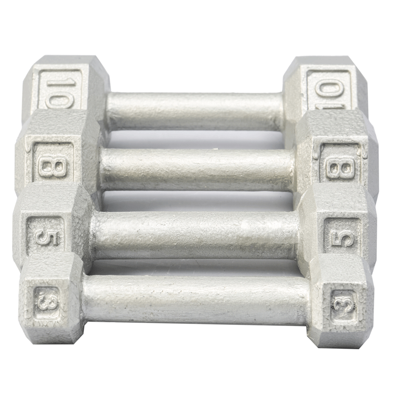 York Barbell Dumbbells Cast Iron Hex Weights Canada 60LB