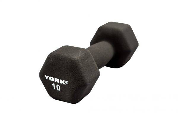 York Barbell | Dumbbells - Hex Neoprene - XTC Fitness - Exercise Equipment Superstore - Canada - Neoprene Hex