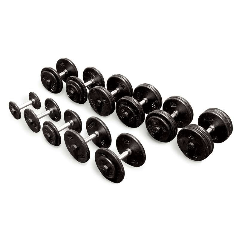York Barbell | Dumbbells - SDH Welded Dumbbells (Pair) - XTC Fitness - Exercise Equipment Superstore - Canada - Cast Iron Round