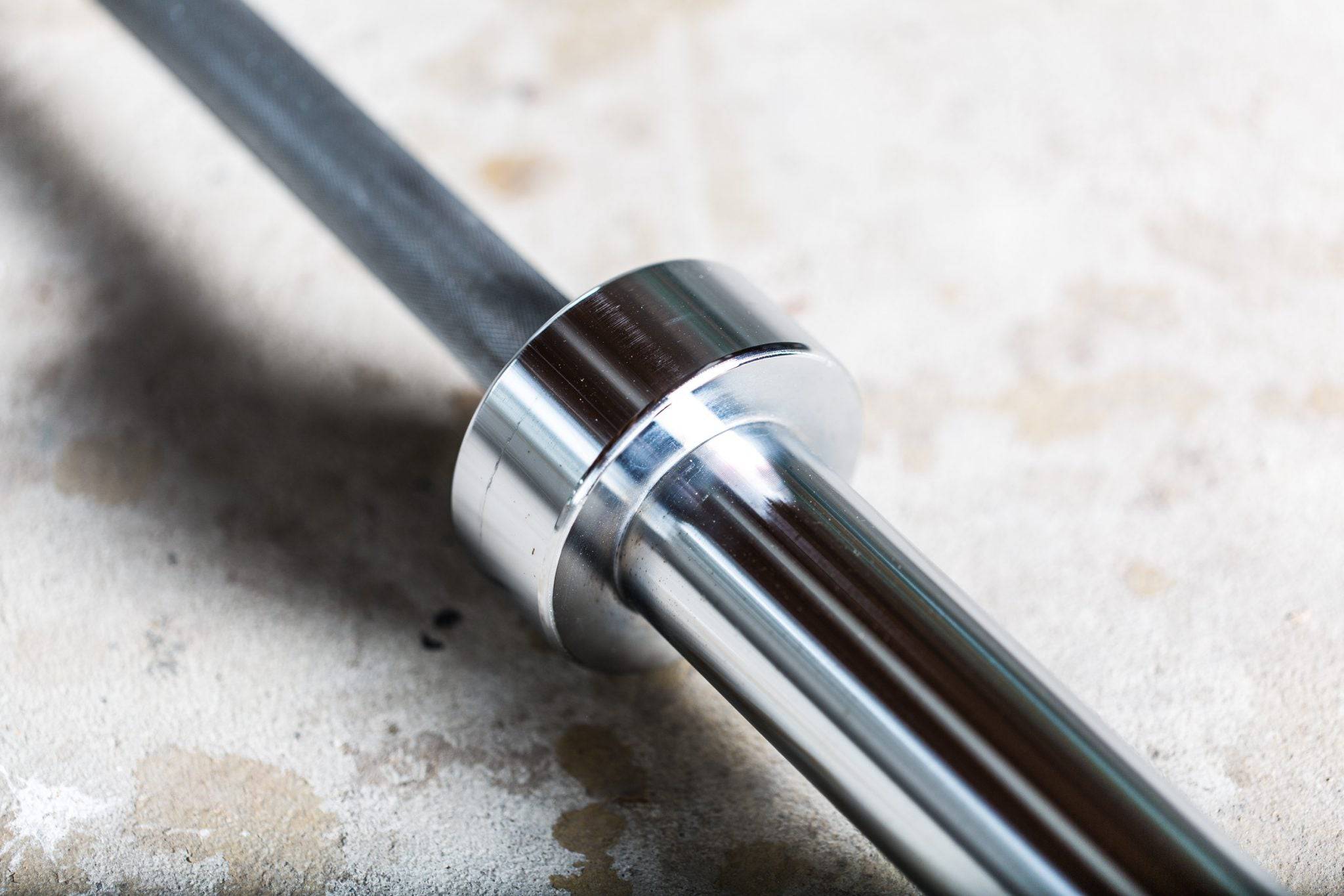York Barbell | Men's Stainless Steel "Elite" Training Bar w/ Bushings - 28mm - XTC Fitness - Exercise Equipment Superstore - Canada - Olympic Lifting Barbell