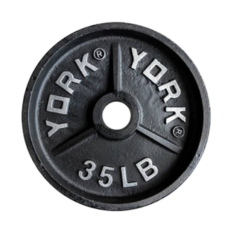 York Barbell | Olympic Plates - Deep Dish - XTC Fitness - Exercise Equipment Superstore - Canada - Cast Iron Olympic Plates