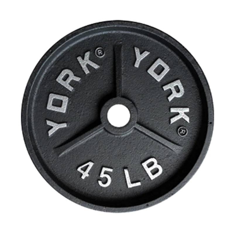 York Barbell | Olympic Plates - Deep Dish - XTC Fitness - Exercise Equipment Superstore - Canada - Cast Iron Olympic Plates