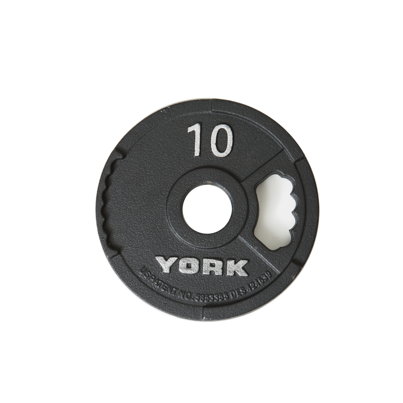 York Barbell | Olympic Plates - G-2 - XTC Fitness - Exercise Equipment Superstore - Canada - Cast Iron Olympic Plates