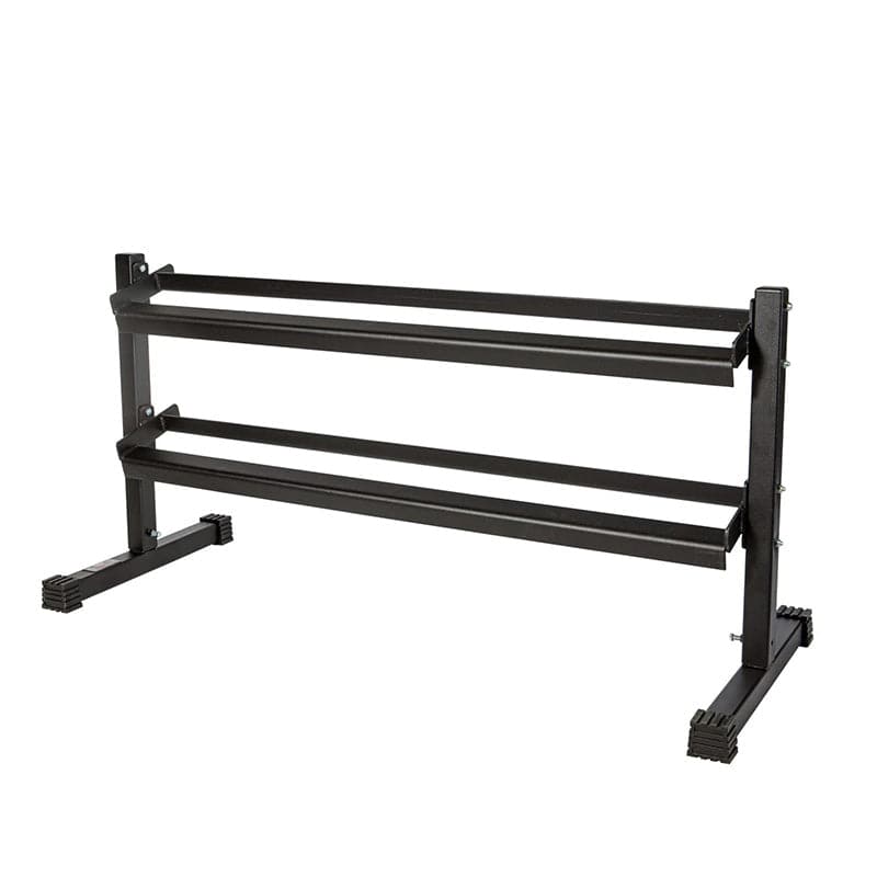 York Barbell Pro Hex 2-Tier Dumbbell Rack Weight Storage Canada