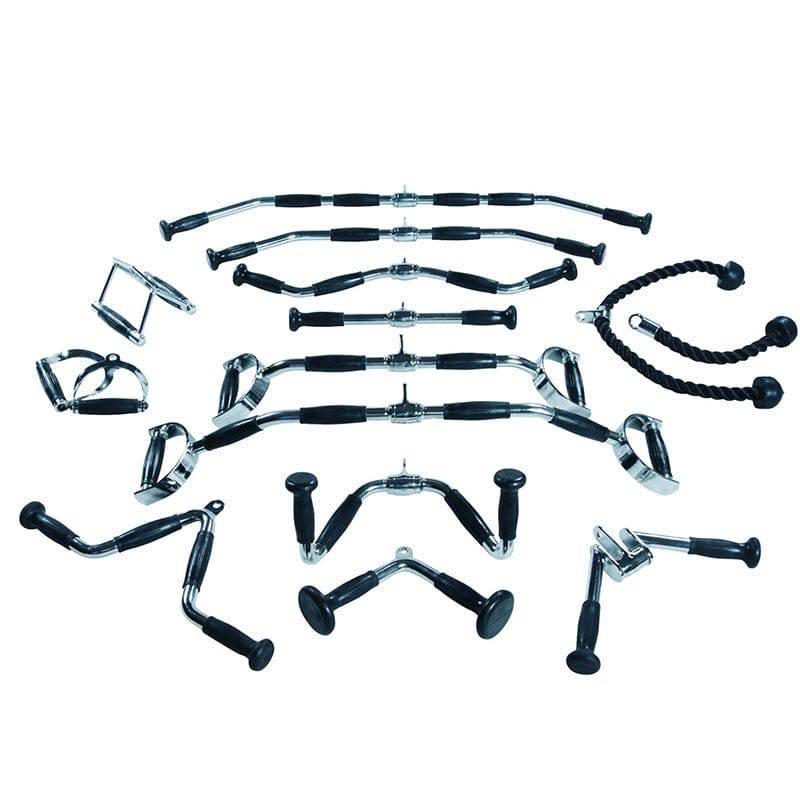 York Barbell | Pro Style Cable Attachment Club Pack - 15pc - XTC Fitness - Exercise Equipment Superstore - Canada - Cable Attachment
