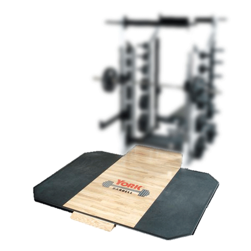 York Barbell | Solid Oak Platform (for use with Inset) - XTC Fitness - Exercise Equipment Superstore - Canada - Olympic Platform